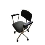 Ergonomic Office Chair with Mesh Back and Padded Armrests, Chrome Base