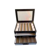 Watch Display Case With Glass Top, 6 Slots, 10 x 14 1/2 x 8 in