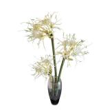 Artificial Floral Arrangement in Glass Vase - 30 Inch Tall