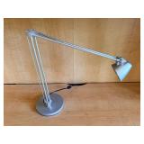 Adjustable Metal Desk Lamp - Articulating Arm and Spring Counterbalance