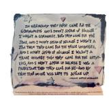 Educational Poster: Nazi Concentration Camp Triangles and Niemoller Quote
