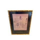 Jewel Rivers Japanese Art Print From The Burke Collection (25 x 19 Inches)