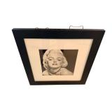 Marilyn Monroe 20x20 Inch Picture Frame with Mat and Wall Hanging Hardware