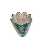 Orrefors Glass Vase - Signed Bottom, 8 1/2 Inches Tall