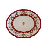 Fitz And Floyd Woodland Holiday Plate - 12 x 10 Inches