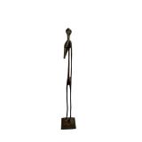 Brass Abstract Figure Sculpture - 16 Inches Tall - Made in India