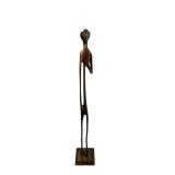 Brass Abstract Figure Sculpture - 16 Inches Tall - Made in India