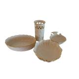 Lenox 4-Piece Porcelain Set with Gold Trim