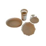 Lenox 4-Piece Porcelain Set with Gold Trim