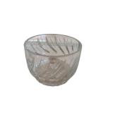 Crystal Cut Glass Bowl with Diamond-Cut Facets - Classic Glassware