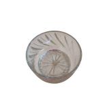 Crystal Cut Glass Bowl with Diamond-Cut Facets - Classic Glassware