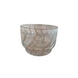 Crystal Cut Glass Bowl - 4.5 x 6 Inches