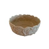 Lenox 5x10 Inch Porcelain Bowl with Scalloped Edge