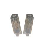 8-Inch Crystal Candlestick Holders (Lot of 2)