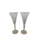 Waterford Crystal Champagne Flutes - 9 1/4-Inch - Set of 2