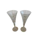 Waterford Crystal Champagne Flutes - 9 1/4-Inch - Set of 2