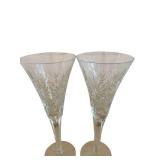Waterford Crystal Champagne Flutes - 9 1/4-Inch - Set of 2