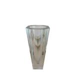 Orrefors 8-Inch Faceted Crystal Vase