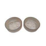Two Glass Bowls - 8.5" x 3"