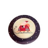 Certified International Becca Barton Santa Plate - 13 Inch Christmas Decor
