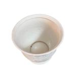 Ceramic Planter 9 x 8 Inches - Embossed Floral Relief