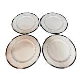 Lenox Hancock Platinum Dinner Plates (Set of 4) - 10.5 Inch - Presidential Collection