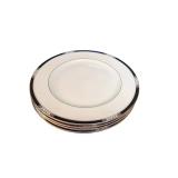 Lenox Hancock Platinum Dinner Plates (Set of 4) - 10.5 Inch - Presidential Collection