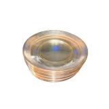 Silver Rimmed 8-Inch Glass Bowls (Lot of 11)