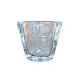 Etched Signature and Date on Bottom - 4.5-Inch Crystal Vase