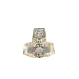 Crystal Cut Glass Candle Holders (Lot of 2)