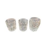 Waterford Crystal Tumblers (Set of 3) - Marked Waterford