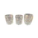 Waterford Crystal Tumblers (Set of 3) - Marked Waterford