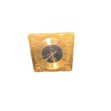 Seth Thomas Mantel Clock - Roman Numeral Dial with Ornate Corner Embellishments