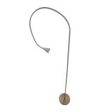 Arc Floor Lamp with Gooseneck Arm and Cone Shade - Brushed Metal Finish