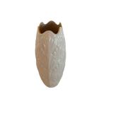 Lenox 10-Inch Vase with Embossed Floral Motif