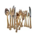19-Piece Flatware Set - Ribbed-Handle Pattern