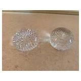 Crystal Orb Paperweights - Made in Ireland Lead Crystal
