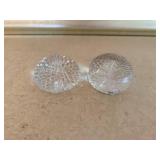 Crystal Orb Paperweights - Made in Ireland Lead Crystal