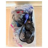 JVC Over-Ear Headphones - Assorted Audio Accessories in Bin