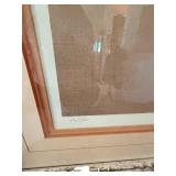 Signed 36 x 47 Framed Print - Lower Right Corner, Edition 86/750