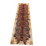 Tiger Print Runner Rug - 95-Inch by 29.5-Inch