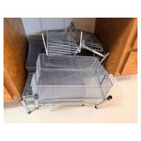 Assorted Wire Shelving, Baskets & Racks - Mixed