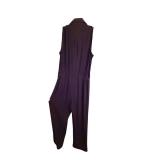 Iman Sleeveless Zip-Front Jumpsuit XS - 96% Polyester 4% Spandex
