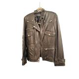 Marc Laurent Leather Motorcycle Jacket - Made in Italy, Size M