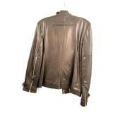 Marc Laurent Leather Motorcycle Jacket - Made in Italy, Size M