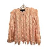 Colleen Lopez XS Fringe Knit Cardigan with Tassels - Made in China