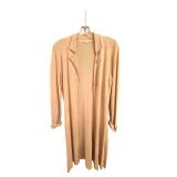 Max Studio Longline Knit Cardigan with Lapel Collar - Size M