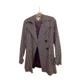Vertigo Paris Polka Dot Blazer Jacket XS - Cotton-Spandex Shell, Polyester-Spandex Lining