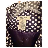 Vertigo Paris Polka Dot Blazer Jacket XS - Cotton-Spandex Shell, Polyester-Spandex Lining
