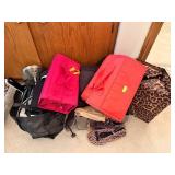 Assorted Fashion Accessories Lot - Handbags, Belts, Hats & Jewelry